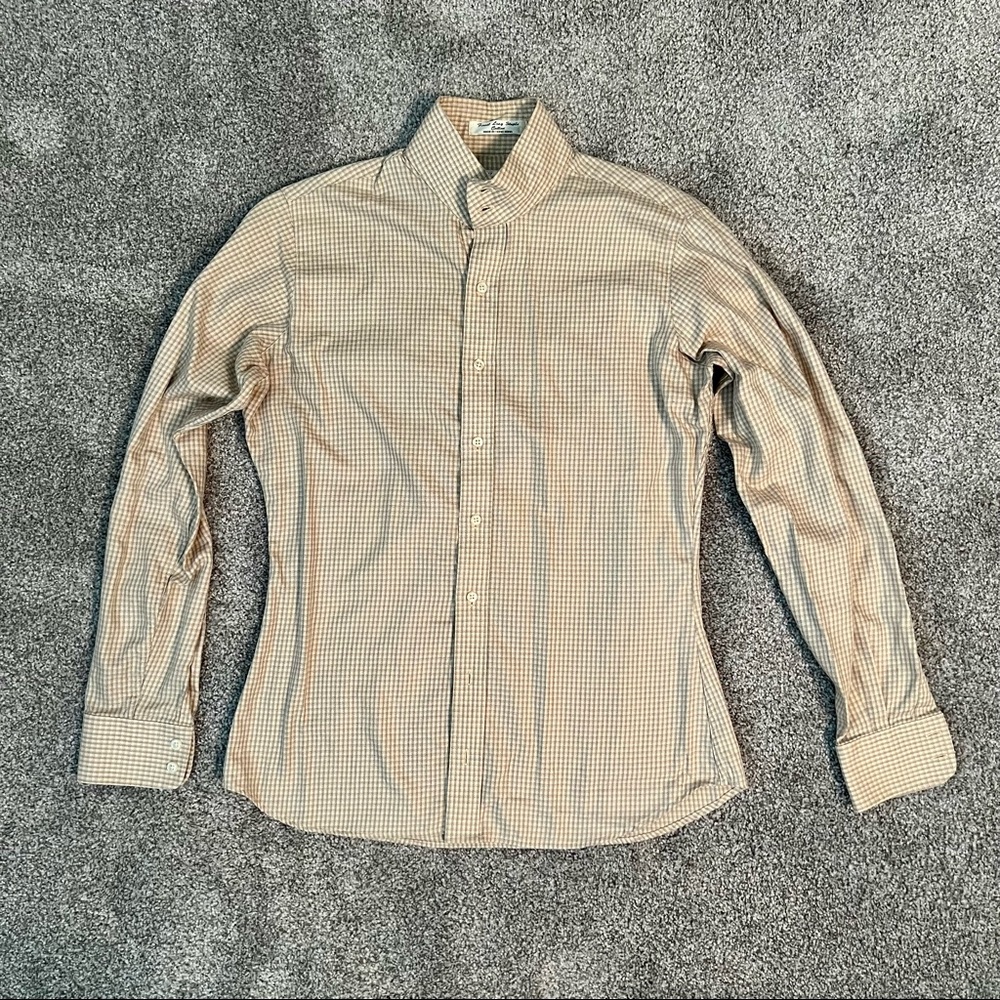 Essex Beige Equestrian Long Sleeve Shirt Size 36/10